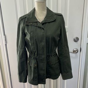 Love Tree Utility Jacket; Size Small